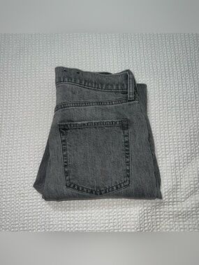 GAP Women's Gray Straight-Leg Jeans